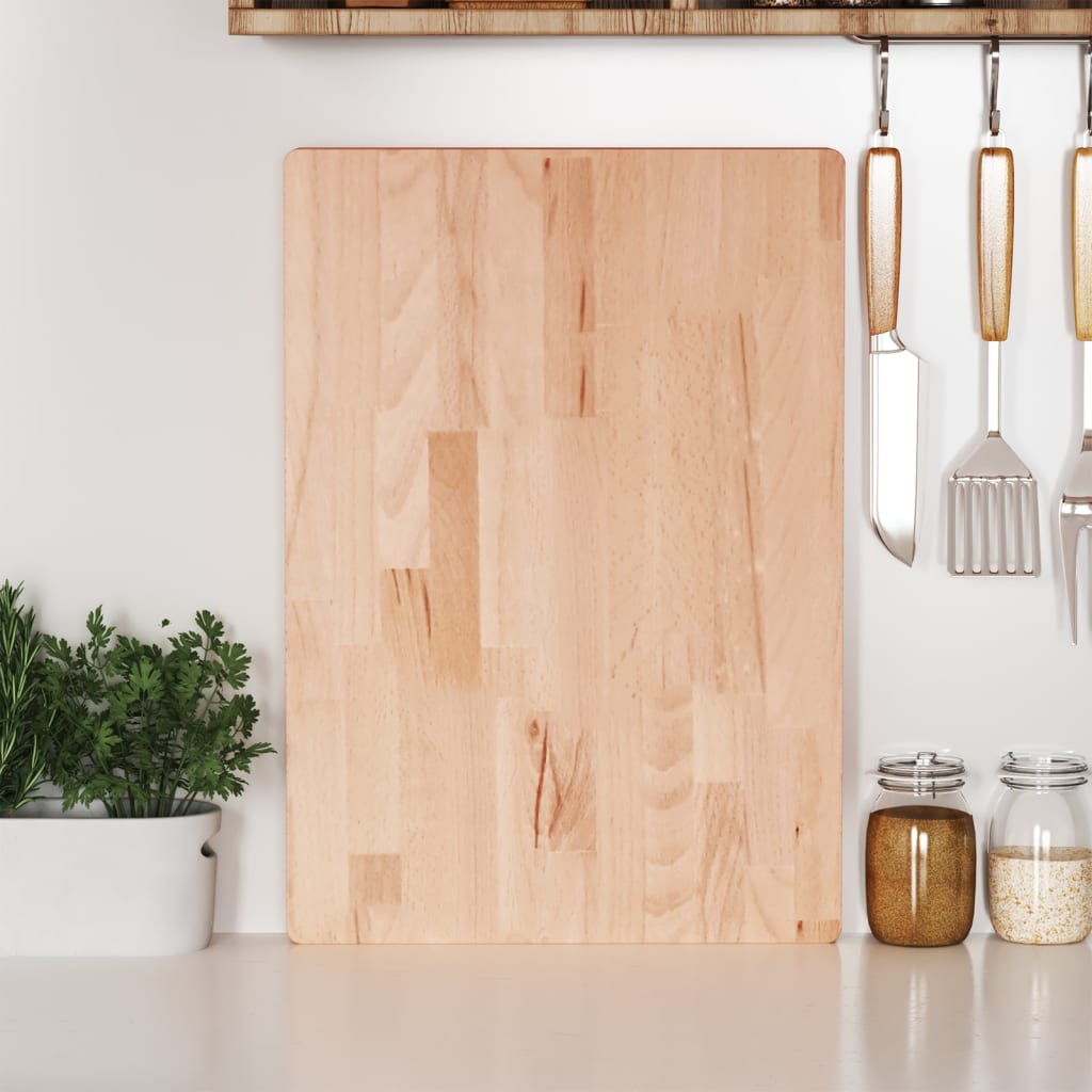 Vidaxl Chopping Board 50x35x4 cm Solid Beech Wood