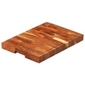 Tabla de cortar de acacia maciza, 42×30×4 cm