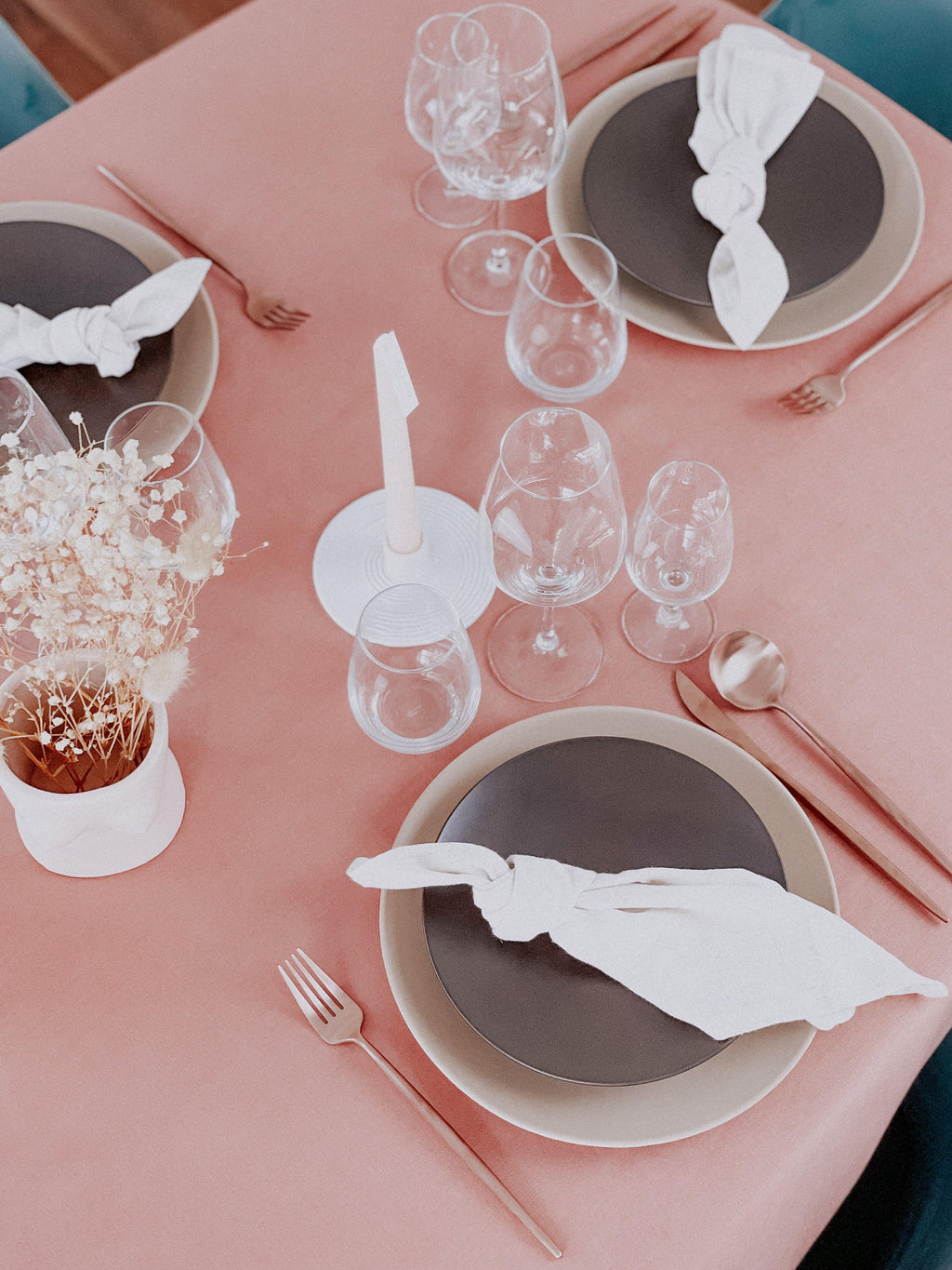 Battersea Linen Tablecloth – Unwashed Natural Pure Linen