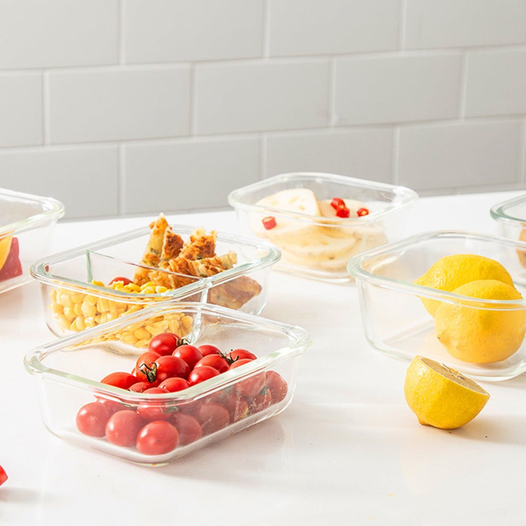 et de recipientes de vidrio borosilicato, 5 piezas — 3,58L