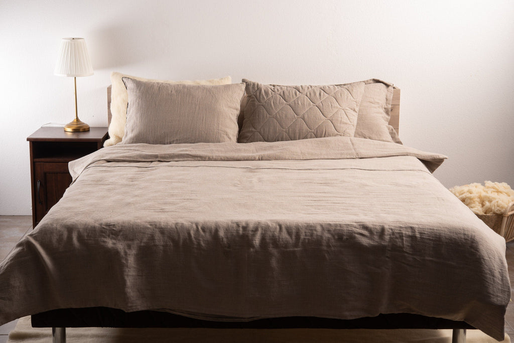 Natural linen Flat sheet